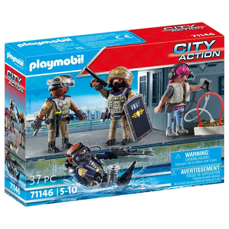 Set de juego de acción y aventura Playmobil City Action 71146 edad 5–10