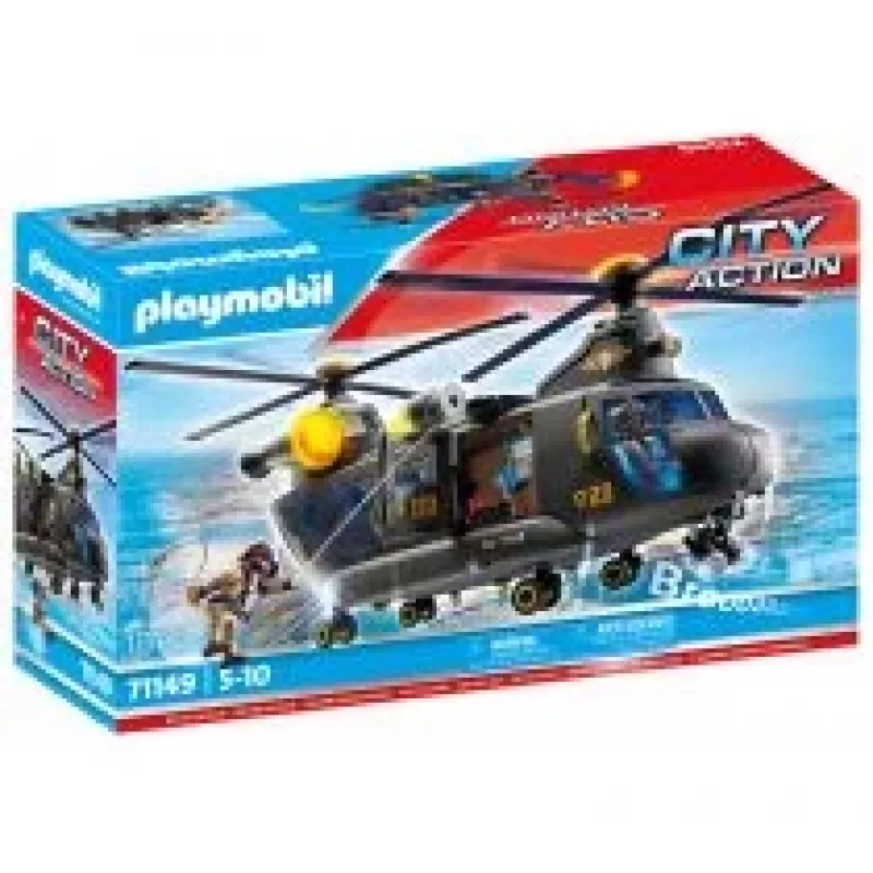 Set de juego Playmobil City Action 71149 con policía y vehículos
