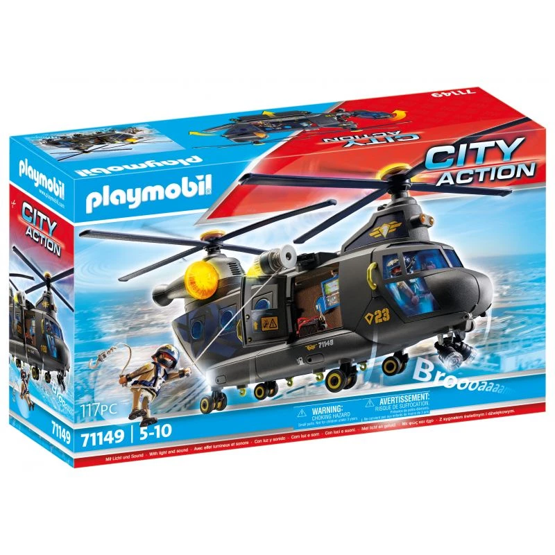 Set de juego Playmobil City Action 71149 con policía y vehículos