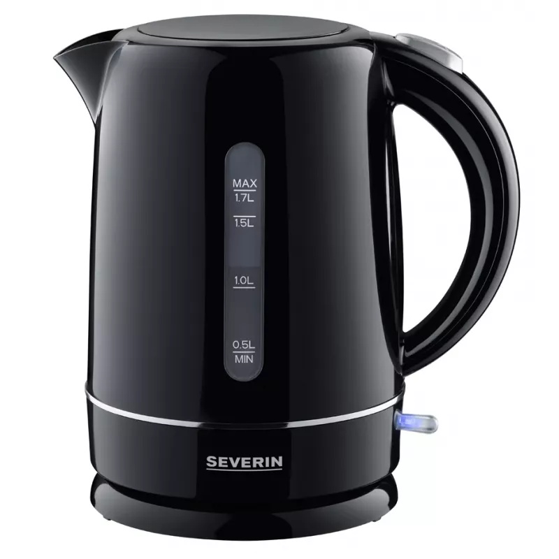 Severin WK 4322 Hervidor de agua 1,7 L 2200 W Negro