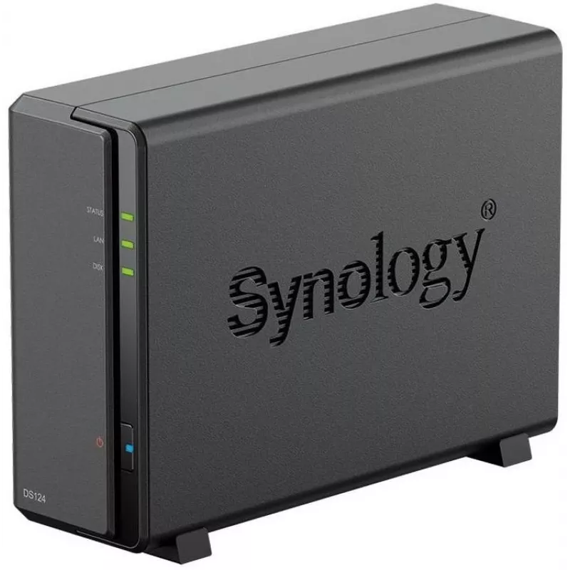 Synology DiskStation DS124 NAS/servidor de almacenamiento sobremesa Ethernet LAN negro RTD1619B