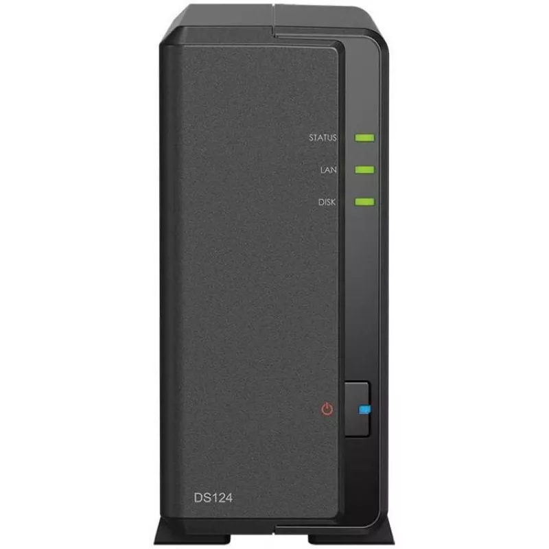 Synology DiskStation DS124 NAS/servidor de almacenamiento sobremesa Ethernet LAN negro RTD1619B