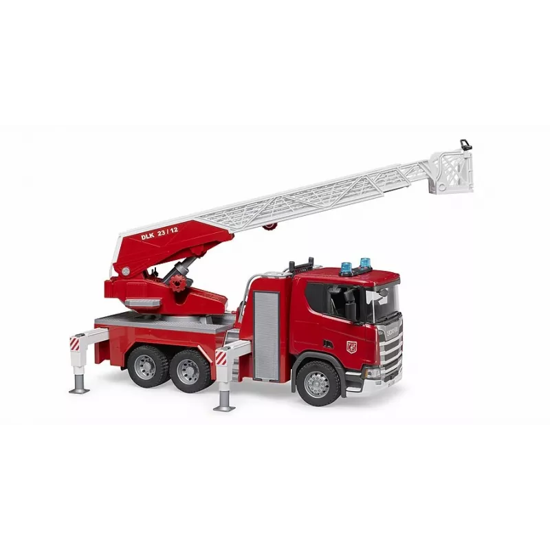 Vehículo de bomberos BRUDER Scania Super 560R Rojo Blanco Plástico 3+