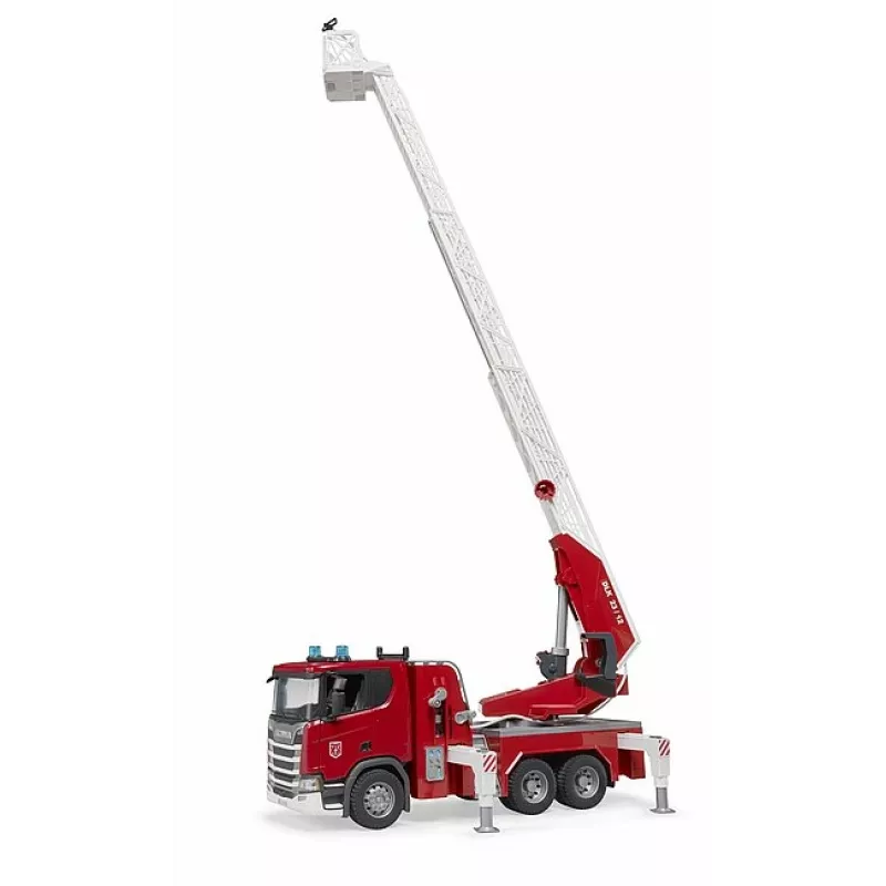 Vehículo de bomberos BRUDER Scania Super 560R Rojo Blanco Plástico 3+