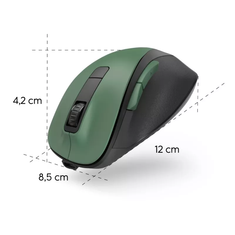 Ratón Hama MW-500 recargable oficina para diestros RF inalámbrico óptico 1600 DPI