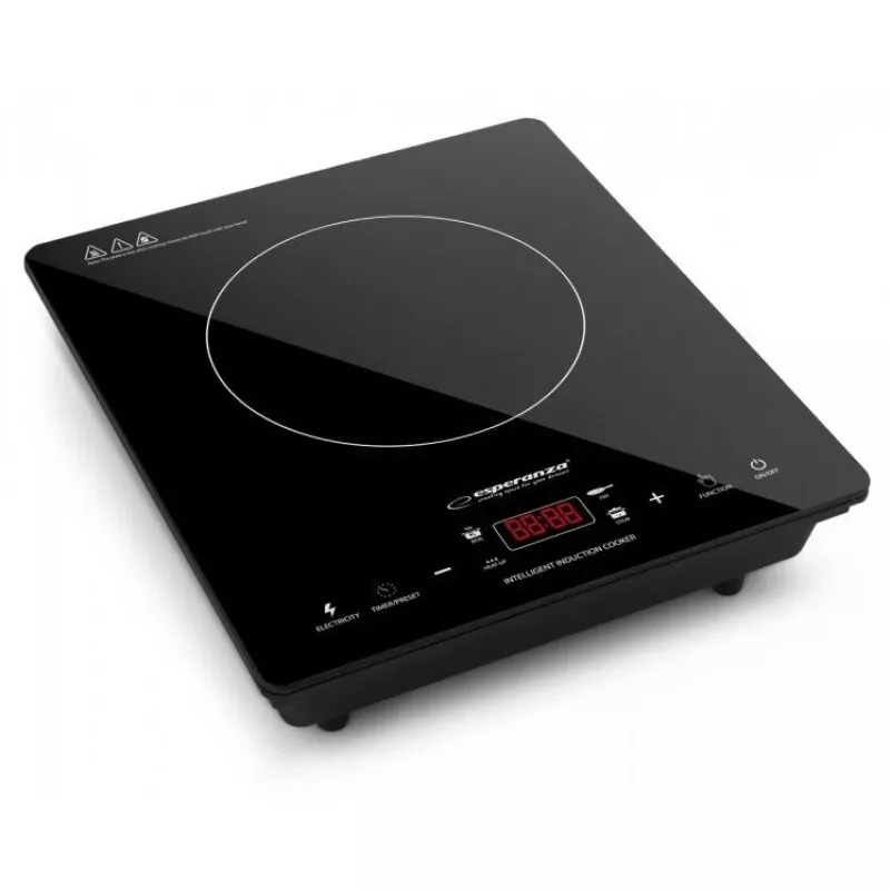 Esperanza EKH009 Placa de cocina Negro Superficie plana 28 cm Placa de inducción 1 zona(s) de cocción