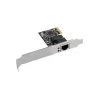 Tarjeta de red Ethernet interna LANBERG PCE-1GB-201, PCI Express, 1× RJ-45 Gigabit (1000 Mbit/s), negro