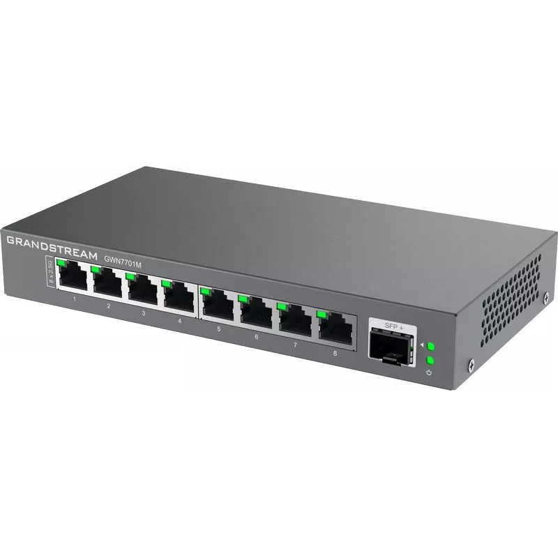 Grandstream Networks GWN7701M switch de red no gestionado 2.5G Ethernet (100/1000/2500) negro