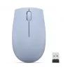 Ratón inalámbrico ambidiestro Lenovo GY51L15679 — Frostblau, RF 2,4 GHz, 1000 DPI, 3 botones, pila AA