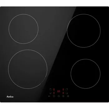Placa de inducción AMICA PI6501, 4 zonas de cocción, control táctil