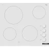 Placa eléctrica de radiación Bosch PKE612CA2E, 6600 W, 4 zonas de cocción, Blanca