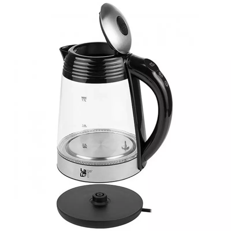 Hervidor de agua Lafe LAFCZA46806, 2200 W, 1,7 l, negro