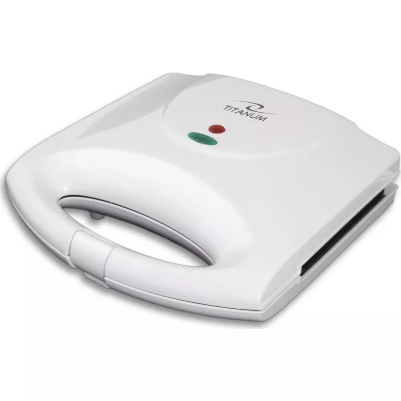 Sandwichera Titanum Fontina TKT006W, 1000 W, Blanco