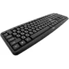 Teclado Esperanza TKR101 Office USB QWERTY inglés, ruso negro
