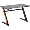 Mesa de ordenador gaming NanoRS RS120, diseño moderno, ligera y estable (carga máx. 50 kg), negro y naranja