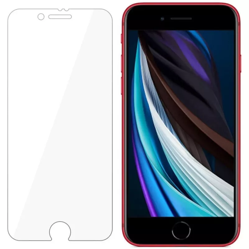 3MK FlexibleGlass protector de pantalla híbrido para iPhone SE 2020/2022, 0,2 mm, 7H, transparente