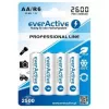 Pilas recargables R6 AA 2600mAh EverActive Professional contenido del paquete 1x blíster