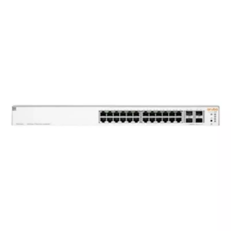 HPE Aruba Networking Instant On 1930 24G Class4 PoE 4SFP/SFP+ 370W conmutador gestionado L2+ Gigabit Ethernet (10/100/1000) Power over Ethernet (PoE) 1U blanco