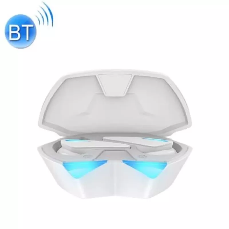 Auriculares Awei T23 inalámbricos Bluetooth 5.3 USB resistentes al agua blancos