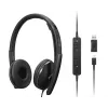 Lenovo 4XD1M45627 auricular/auricular con cable diadema USB Type-C negro