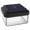 GB128 Lámpara solar LED para postes de valla y jardín, Negro - Verde Blue