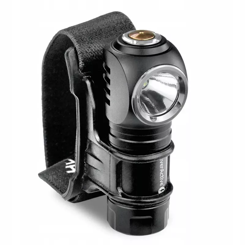 Linterna LED 3 modos de funcionamiento 10 W 500 lúmenes carcasa de aluminio recargable resistente al agua FL-55R Dripple - Everactive