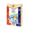 Bolsas aspirador 4 uds. de km, modelo KM-B02 — bolsas microfiltro de repuesto para aspiradores compatibles (embalaje dañado)