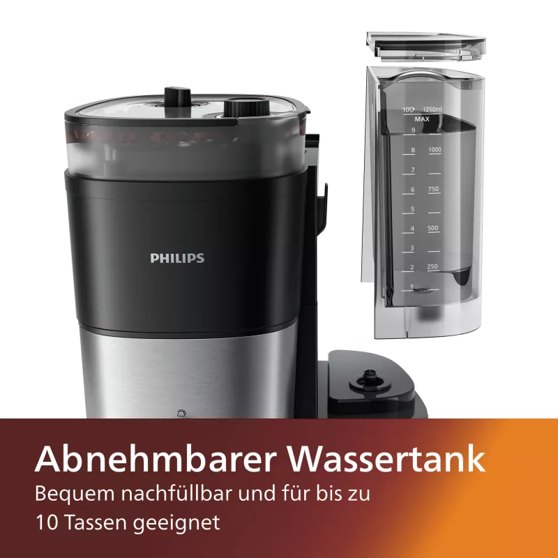 Cafetera de filtro semiautomática Philips HD7900 1,25 L