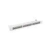 Panel de parcheo Lanberg PPS7-1024-S de 19 pulgadas 1U, 24 puertos, Cat7, FTP apantallado, gris