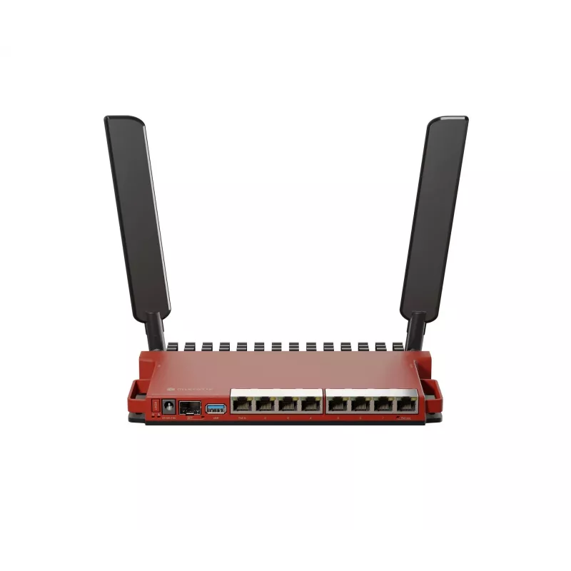 Router inalámbrico Mikrotik L009UiGS-2HaxD-IN Gigabit Ethernet banda única (2,4 GHz) rojo