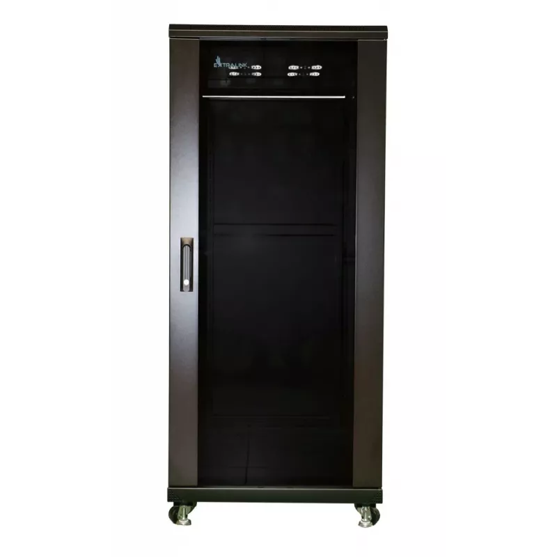 Extralink EX.11366 Armario rack 27U Armario independiente Negro