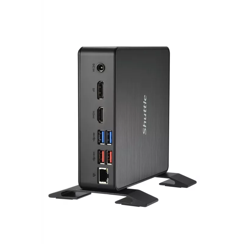 Shuttle XPC Nano PC NC40U, Intel Celeron 7305U, 1x HDMI, 1x DP, 1x USB-C/DP, 6x USB3.2, 1x bahía de 2,5