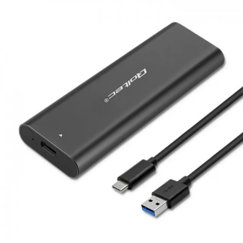 Caja | carcasa para discos M.2 SATA SSD | NGFF | USB Type-C