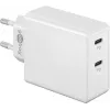 Cargador Goobay 61758 para dispositivos móviles blanco para interiores (61758)