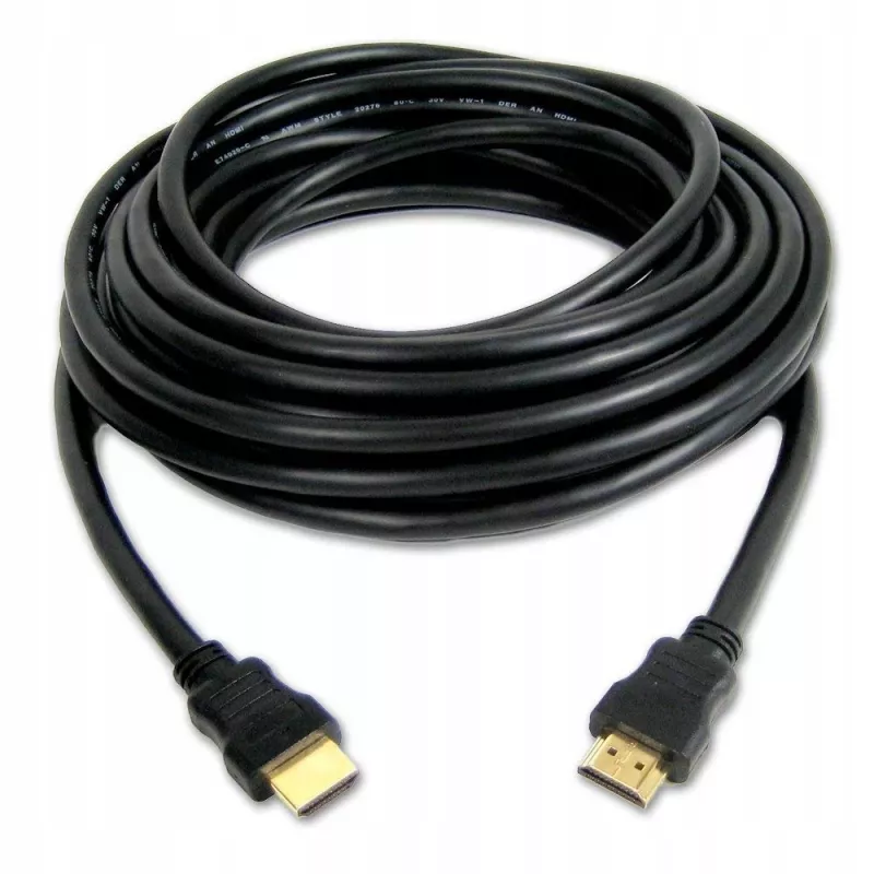 Cable HDMI SAVIO (M), 20m, negro, contactos dorados, v1.4 High Speed, Ethernet/3D CL-75