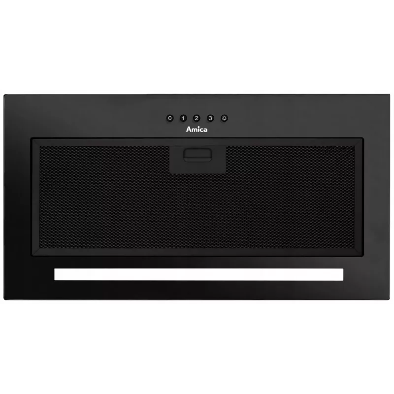 Amica OMC6271B campana extractora integrable, 55 cm, 176 m3/h, 65 dB, 3 velocidades, iluminación LED, negra