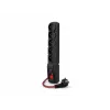 ACAR F5 POWER Negro 5 salidas AC 230 V 10 m