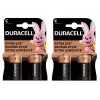 (C X 4 uds.) Duracell AA, AAA, D, C, 2032, 9V (LR14 LR20 6LR61 CR2032 surtido) pilas