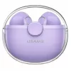 (Morado, auriculares Bluetooth 5.1) USAMS auriculares Bluetooth 5.1 inalámbricos TWS con control táctil, resistentes al agua para deporte, reducción de ruido