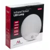 Lámpara LED de pared MACLEAN MCE357W con sensor de movimiento IR, blanca, para exterior e interior