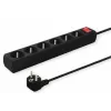 Regleta de enchufes Savio SAVIO LZ-04 negra