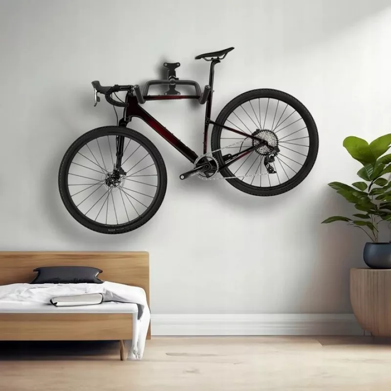 Soporte de bicicleta de pared MACLEAN MC-431 – soporta hasta 30 kg, almacenamiento de bicicletas que ahorra espacio