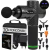 BLOW Wave 4000 44-340# pistola de masaje, 30 velocidades, 10 cabezales, 100 W, pantalla táctil LCD, USB-C, negra