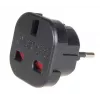 Adaptador de viaje enchufe Uk Eu Pl