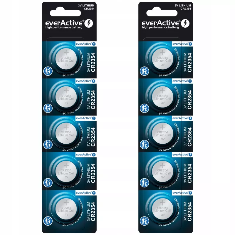 Pila de botón de litio everActive CR2354 - Blíster 5 uds.