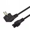 Savio CL-158 cable de alimentación IEC C5 a enchufe C/E/F, 3 m, negro