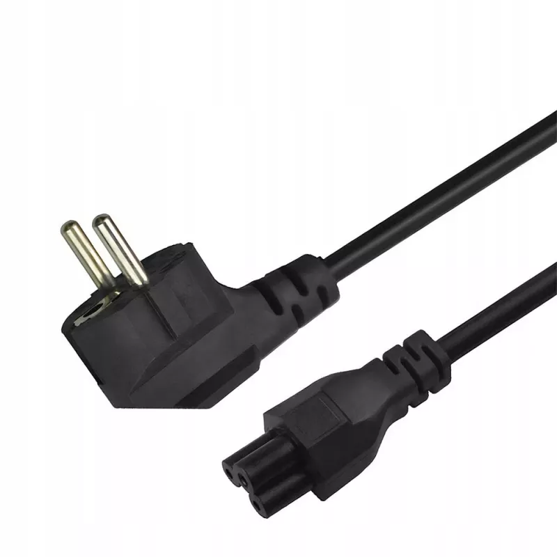 Savio CL-158 cable de alimentación IEC C5 a enchufe C/E/F, 3 m, negro