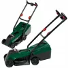 KLEIN 2780 cortacésped de juguete Bosch con cesto de hierba extraíble, sonidos realistas, verde/negro, a partir de 3 años