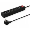 Regleta de enchufes Savio SAVIO LZ-03 negra