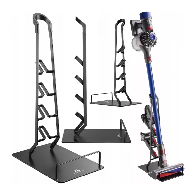 Maclean MC-905 soporte universal de suelo para aspirador inalámbrico y accesorios – sólido, estable